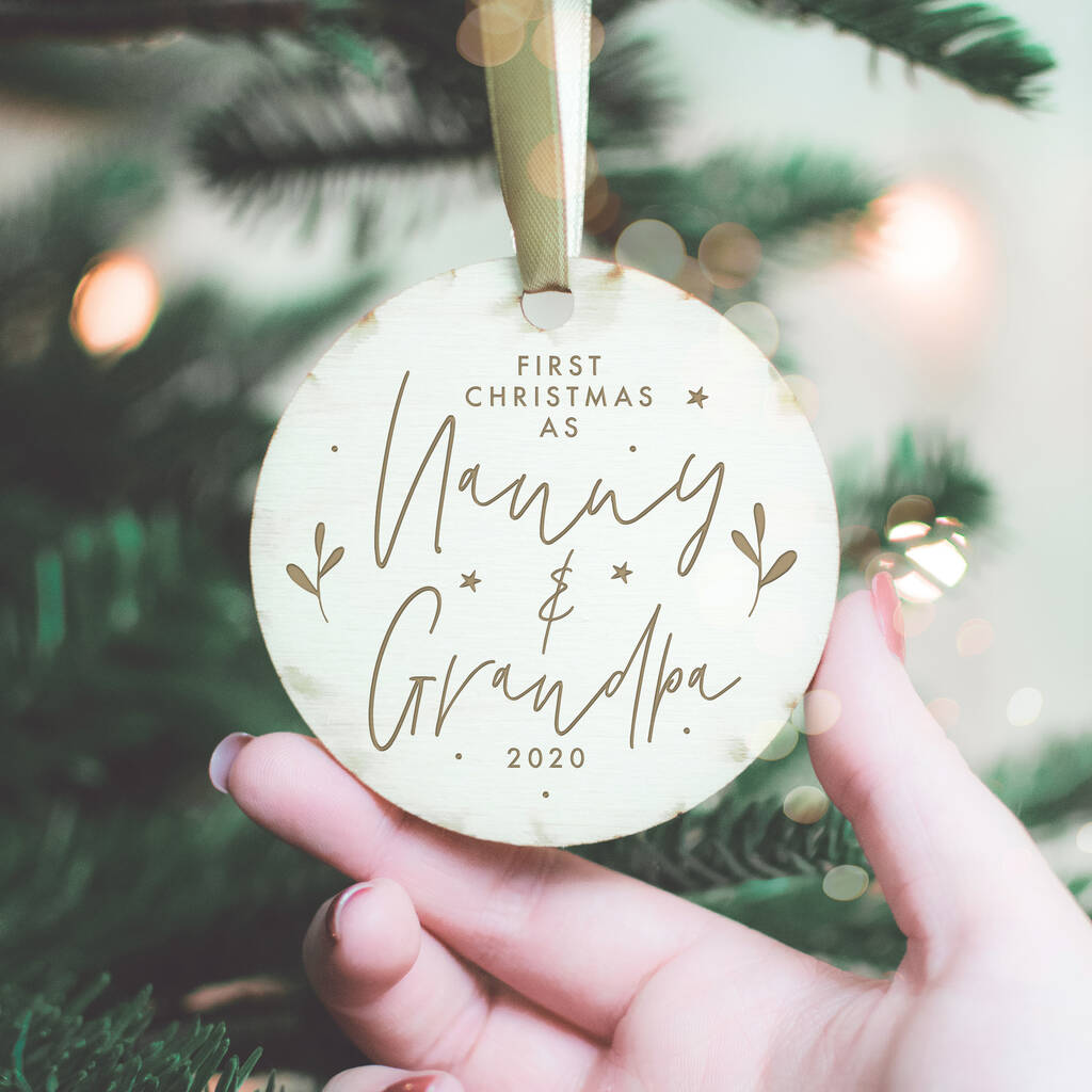 First Christmas As Grandparents Gift