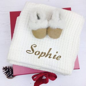 Sheepskin Slippers And Lambswool Christmas Eve Box