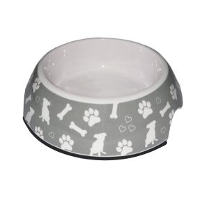 Ancol Dog Hungry Paws Bone Bowl - 175ml